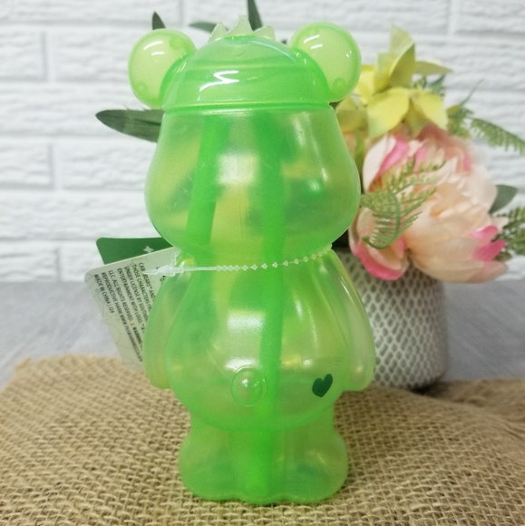 Care Bears Lucky Bear 10oz Bottle With Straw - Picture 2 of 9